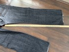 7 For All Mankind Jeans Mens 31x32.5 Black Denim Relaxed Button Fly Straight Leg — photo 4