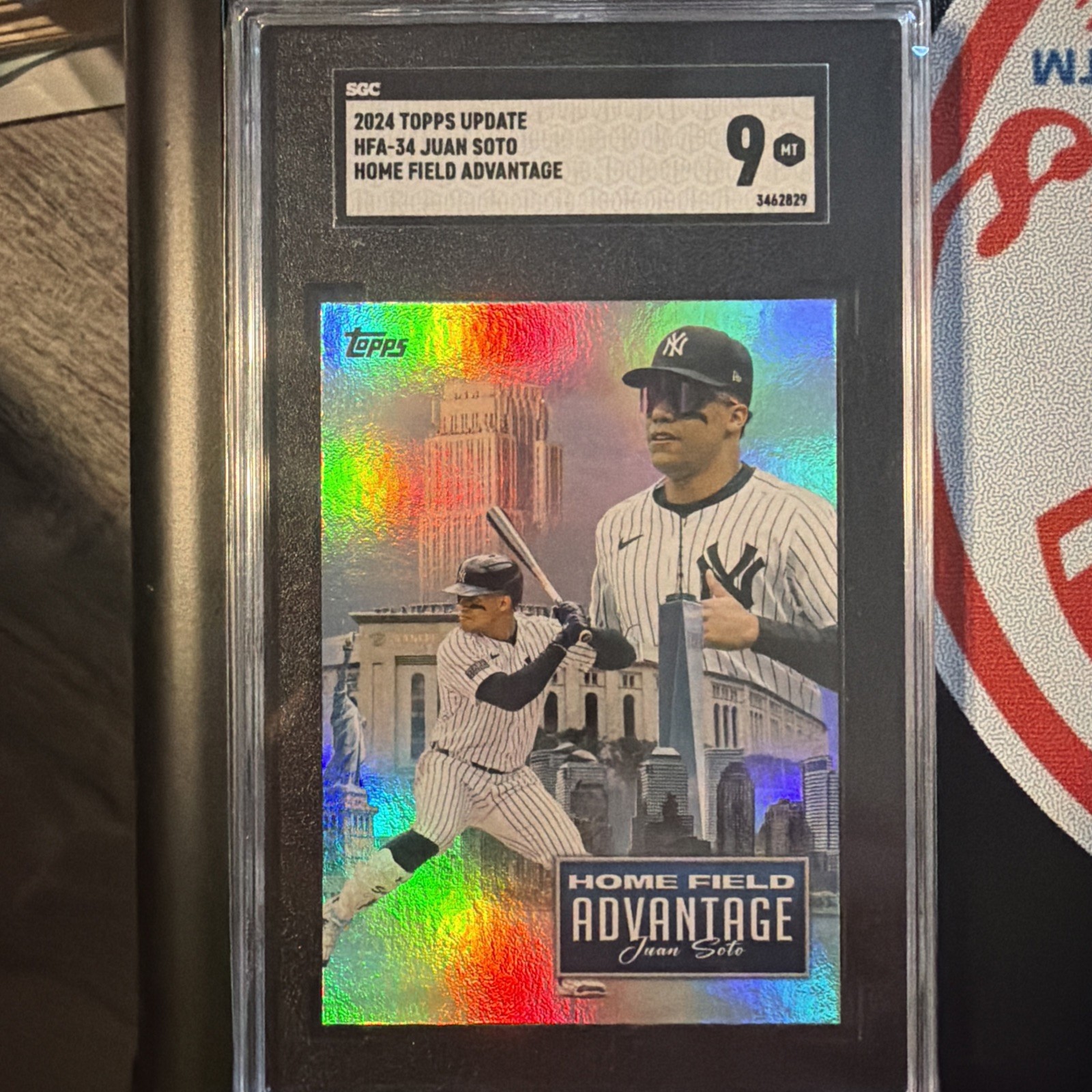 2024 Topps Update JUAN SOTO #HFA-34 Home Field Advantage SSP NY Yankees SGC 9