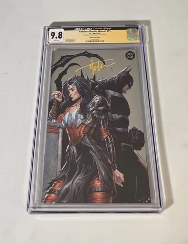 Absolute Wonder Woman #15 CGC JSA 9.8 Graded Signed Tyler Kirkham FOIL Edition