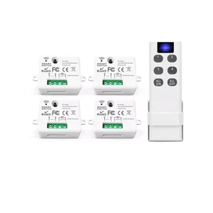 Smart Light Switch, 433MHz AC 85V~240V Mini Relay Receiver Module,4-in-1