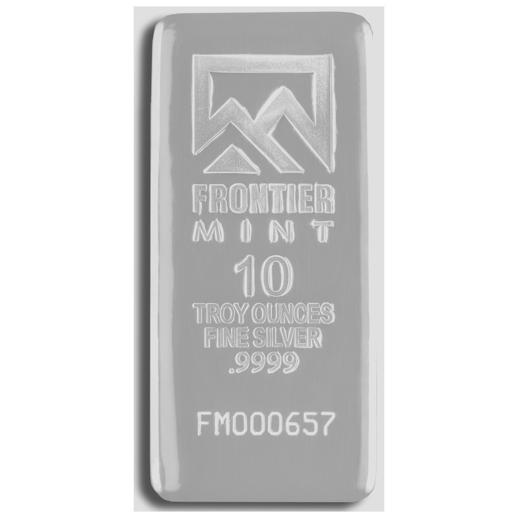 10 oz Silver Bar .999 Fine Frontier Mint Sealed With COA | eBay