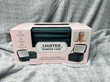 Lighted Makeup Case, Removable Mirror, 3 adjustables mode, USB rechargeable