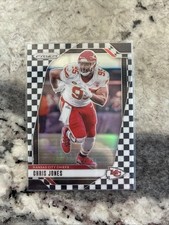 2024 Panini Prizm Black And White Checkerboard Chiefs Chris Jones #143