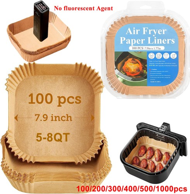 #ad #ad Non Stick Air Fryer Disposable Non stick Baking Parchment Paper Liners 5 8 QT $4.99