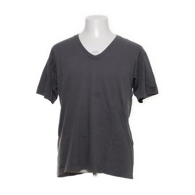 Los Angeles Apparel, T-shirt, Größe: L, Grau, Baumwolle, Einfarbig, Herren #7Qx