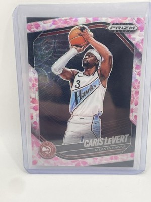 2024-25 Panini Prizm Black Caris Levert Cherry Blossom /20 SSP Hawks #168  