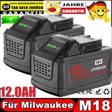 2X 12.0Ah For Milwaukee For M18 18V Extended Capacity Battery 48-11-1860