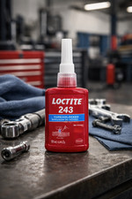 243 Blue Medium Strength Threadlocker, 50 ml 1.69 oz Oil-Tolerant Automotive A