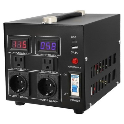 2000W Toroidal Voltage Transformer: 110V/220V Bi-Dir, CE/FCC Certified
