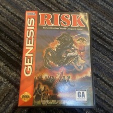 RISK Sega Genesis Complete CIB Authentic! Good Condition! Fast Free Shipping!