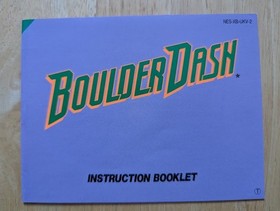Boulder Dash - NES - PAL - VGC - Boxed with instructions