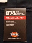 DICKIE'S Dark Blue "874 ORIGINAL Fit" Casual Work Pant Sz 54 x 30 (29.5 In) — photo 4