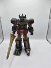 Vintage Power Rangers Black Megazord Bandai Figure w Sword