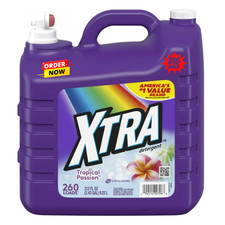 Xtra Tropical Passion, 260 Loads Liquid Laundry Detergent, 312 fl oz 0.06 per gallon