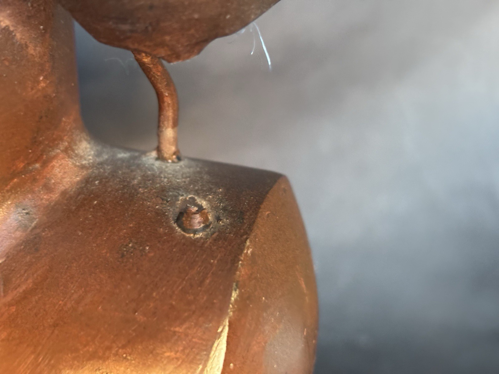 Jan Barboglio The Covenant Cardinal Cross Sculpture AS IS READ