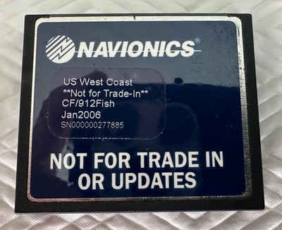 Navionics CF/912 FISH, Jan 2006, Compact Flash Card