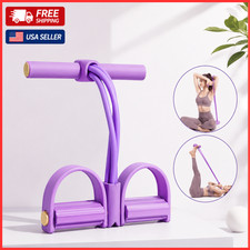6 Tube Pedal Resistance Device,Exercise Bands with Handles,Pedal Resistance Band