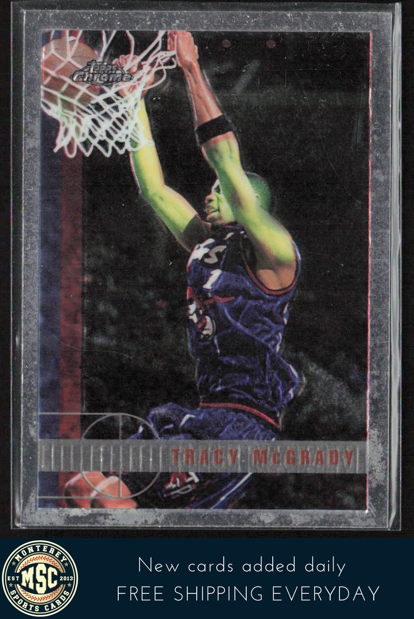 Tracy McGrady 1997-98 Topps Chrome RC #125 Toronto Raptors