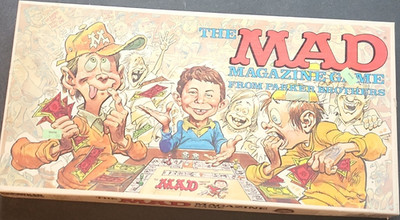  The MAD Magazine Game 1979 Board Game w/ Cards & Money Missing 1 Playpiece