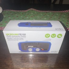 Eton Microlink FR160 Multi-Purpose Outdoor Radio, Cell Phone Charger Solar Power