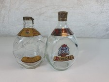 2 Vintage Dimple Logo Bottles- De Luxe Scotch Whiskey/ John Haig