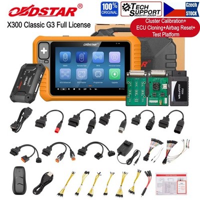 OBDSTAR X300 Classic G3 Progra Full Version+Cluster+E-CU+SRS Reset+Test Platform