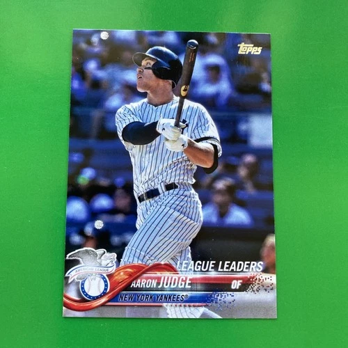 Aaron Judge 2018 Topps League Leaders Card #111