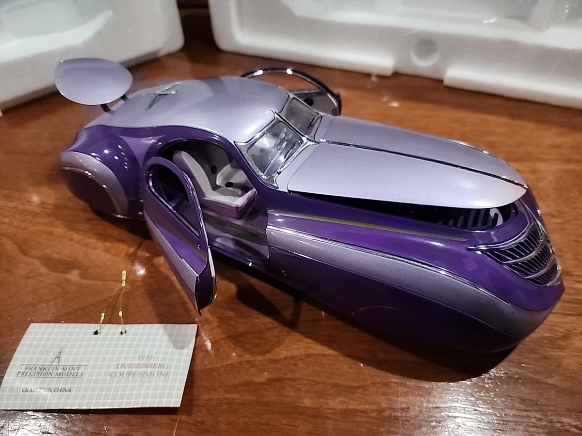 FRANKLIN MINT 1/24 1930 Duesenberg J Derham Tourster #1(Purple) No Box Model Car EUR 8,00 - FR