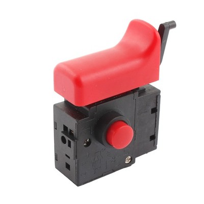 FA2-6/1BEK 250V 6A 5E4 Lock On Power Tool Electric Drill Trigger Switches Black