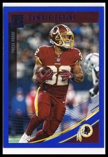 Samaje Perine 2018 Donruss Press Proof Blue Card!!