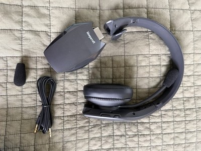 BlueParrott S650-XT Bluetooth Headset Dual Ear Noise Canceling Trucker w/ Case 