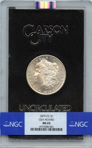 1879-CC Morgan Dollar GSA HOARD S$1 NGC MS65