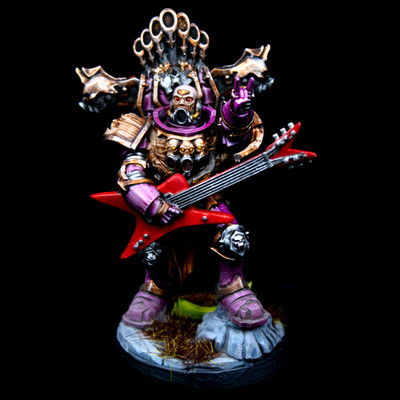 Warhammer 40k Forge World Chaos Space Marine Painted Noise Marine Hero HQ Elite