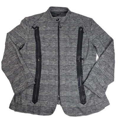 Royal Underground Jacket Wool Blend Jacket Gray Full Zip Women XXL