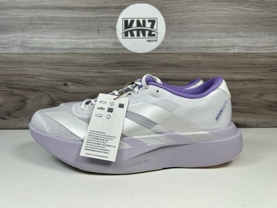 Adidas ADIZERO EVO SL White Purple Tint Women's (KI6958) Authentic