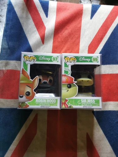 Funko Pop Robin Hood 97 Sir Hiss 99 Vaulted