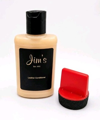 Jim's Leather Conditioner 120ml New With Applicator Sponge