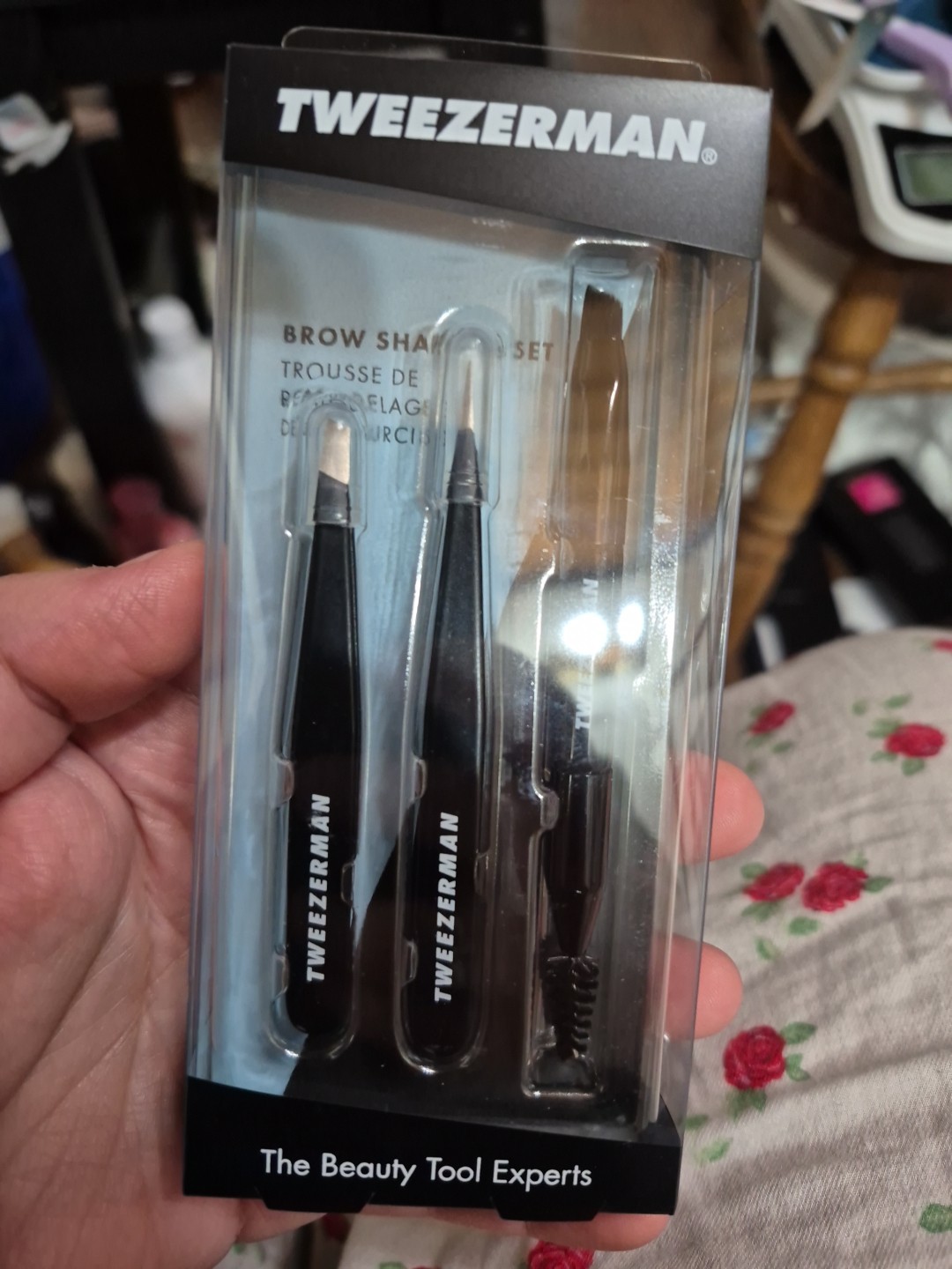 Tweezerman Eyebrow Tweezer Shaping Set Best Tweezer Brand Black SALE  Tweezers☆