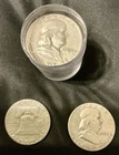 1954 Franklin Silver Half Dollars (20)