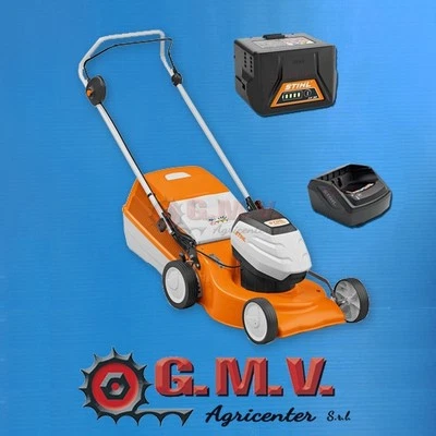 Rasaerba RMA 248 + Batteria AK 20 e Caricatore AL 101 Stihl