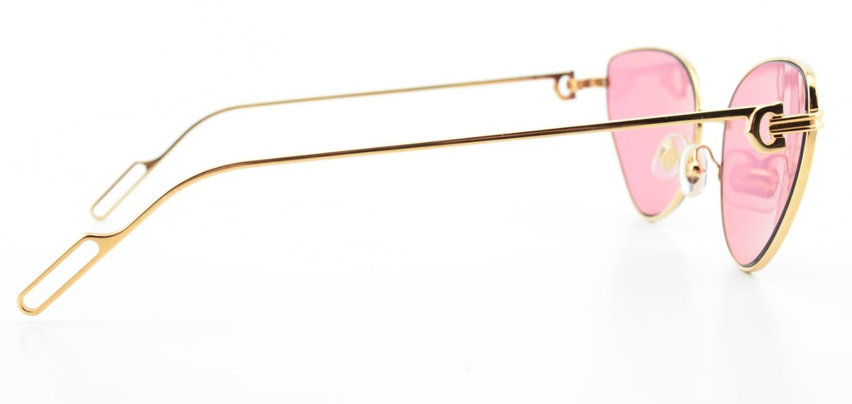 Cartier CT0155S 003 Cat Eye Sunglasses Cartier CT0155S sunglasses pink cat eye... | Depop main image 3