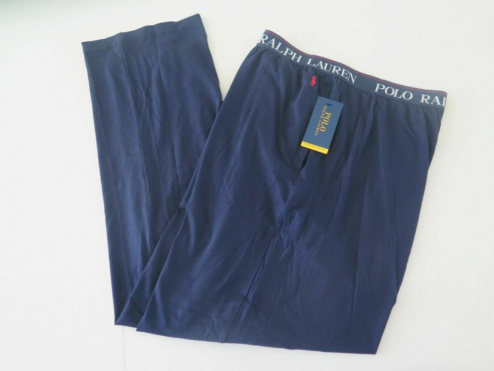 Polo homme Ralph Lauren Supreme Comfort élastique taille salon pyjama neuf avec étiquettes