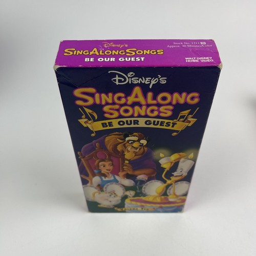 Disney Sing Along Songs Beauty and the Beast Be Our Guest VHS Volume 10 Belle - Picture 4 of 6