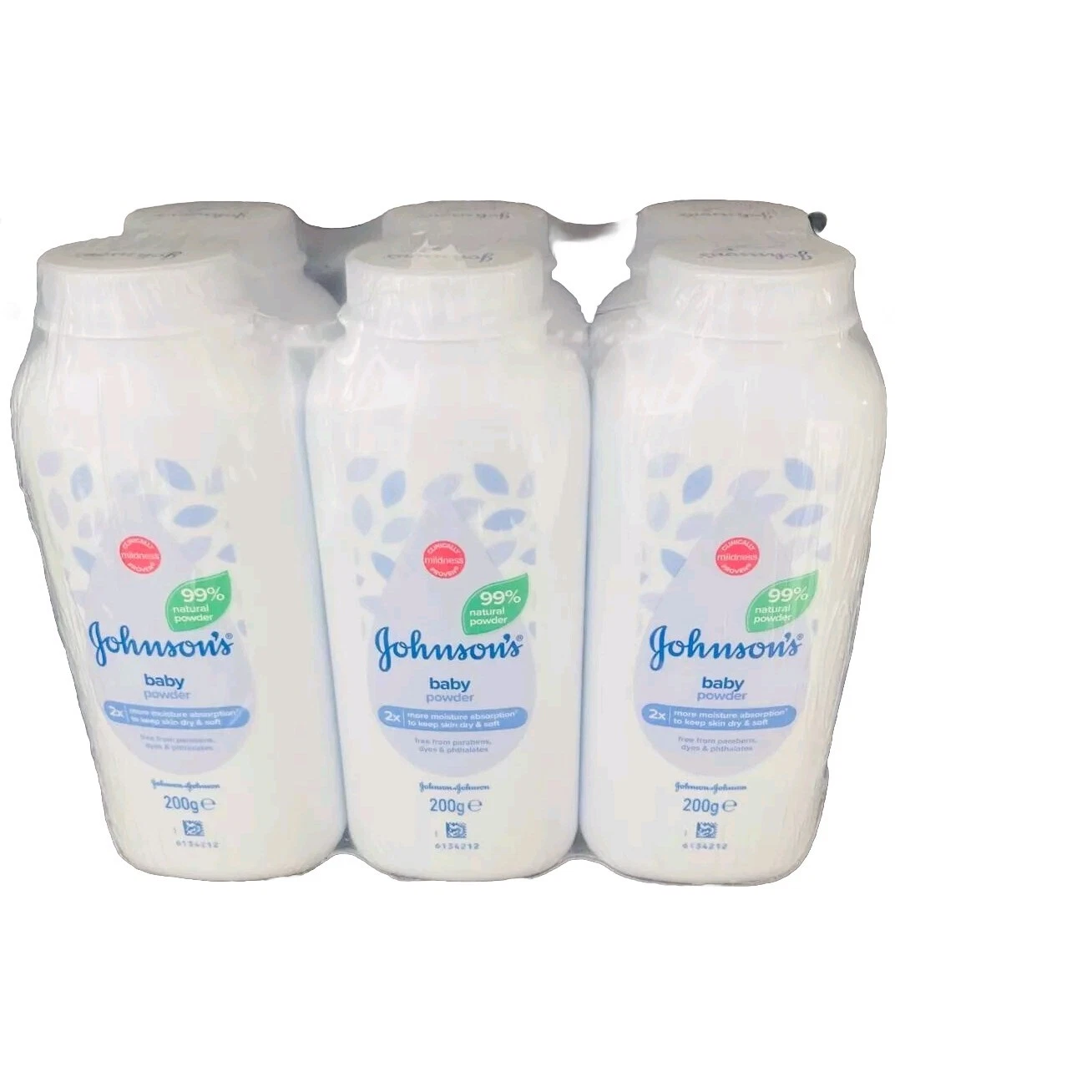 Johnson's Baby Powder 99% Natural Powder 200g ( Pack Of 6)
Opens in a new window or tab