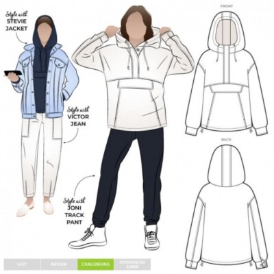 Style Arc Schnittmuster Kennedy Top Damen Größen 10-22