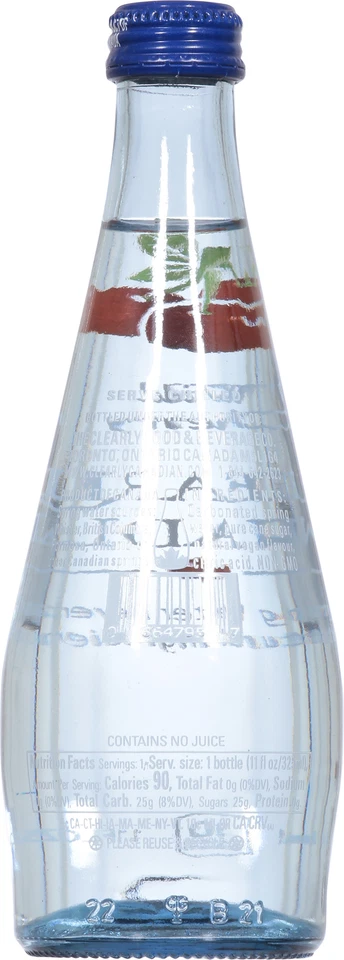 Clearly Canadian Water Sparkling Wild Cherry 11 fl. oz (Pack of 12) - Image 2 of 2