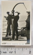 1937 Senior Service The Navy No. 21 Cadets Shooting the Sun