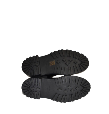 New! Tory Burch Jessa Lug Sole Ankle Boots Patent Leather