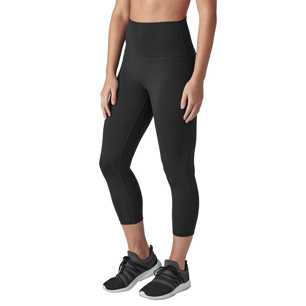 NWT • Active Life Yoga Capri Leggings Cropped Pant Black • Dry