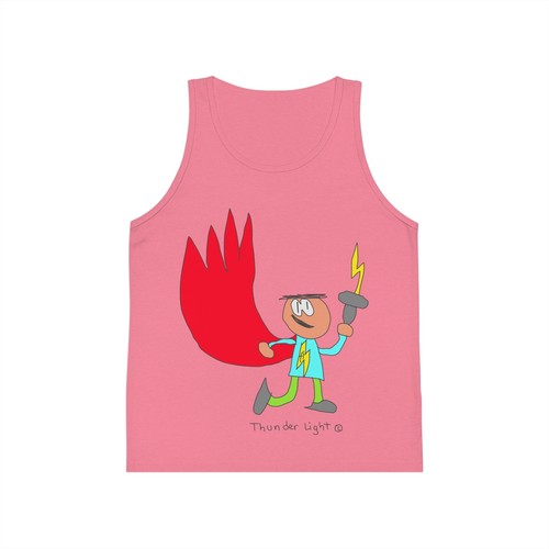 Thunder Light Kid's Jersey Tank Top - Picture 14 of 16
